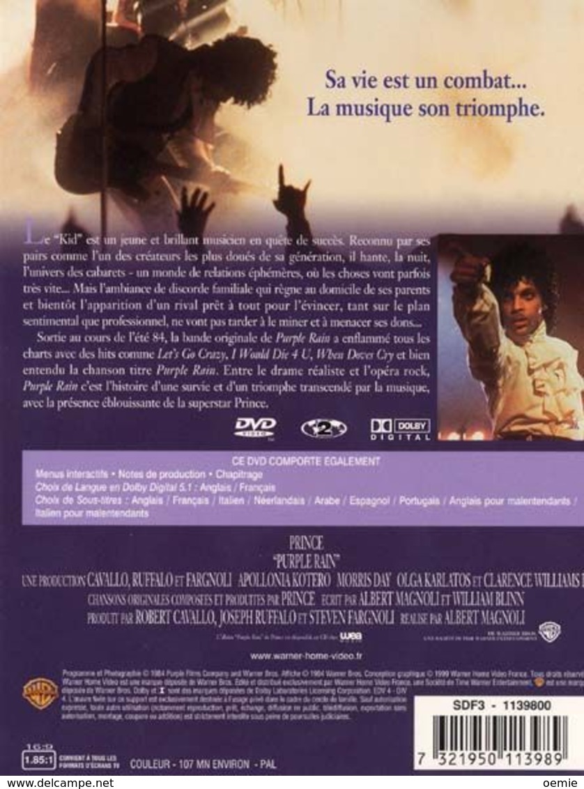 PRINCE  °°°°  Purple Rain Version Francaise Ou Anglaise - Concert & Music