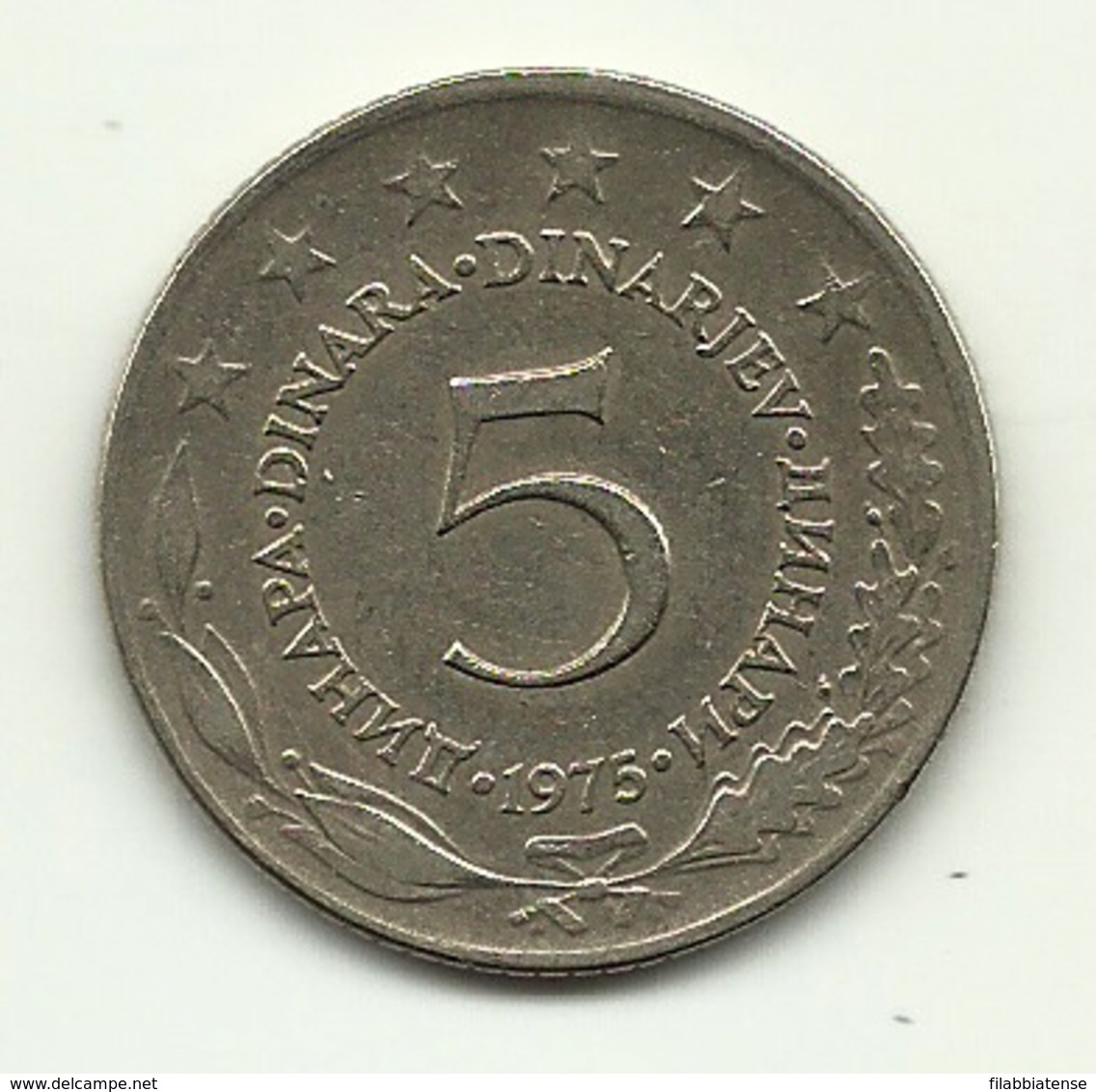 1975 - Jugoslavia 5 Dinara         ---- - Jugoslavia