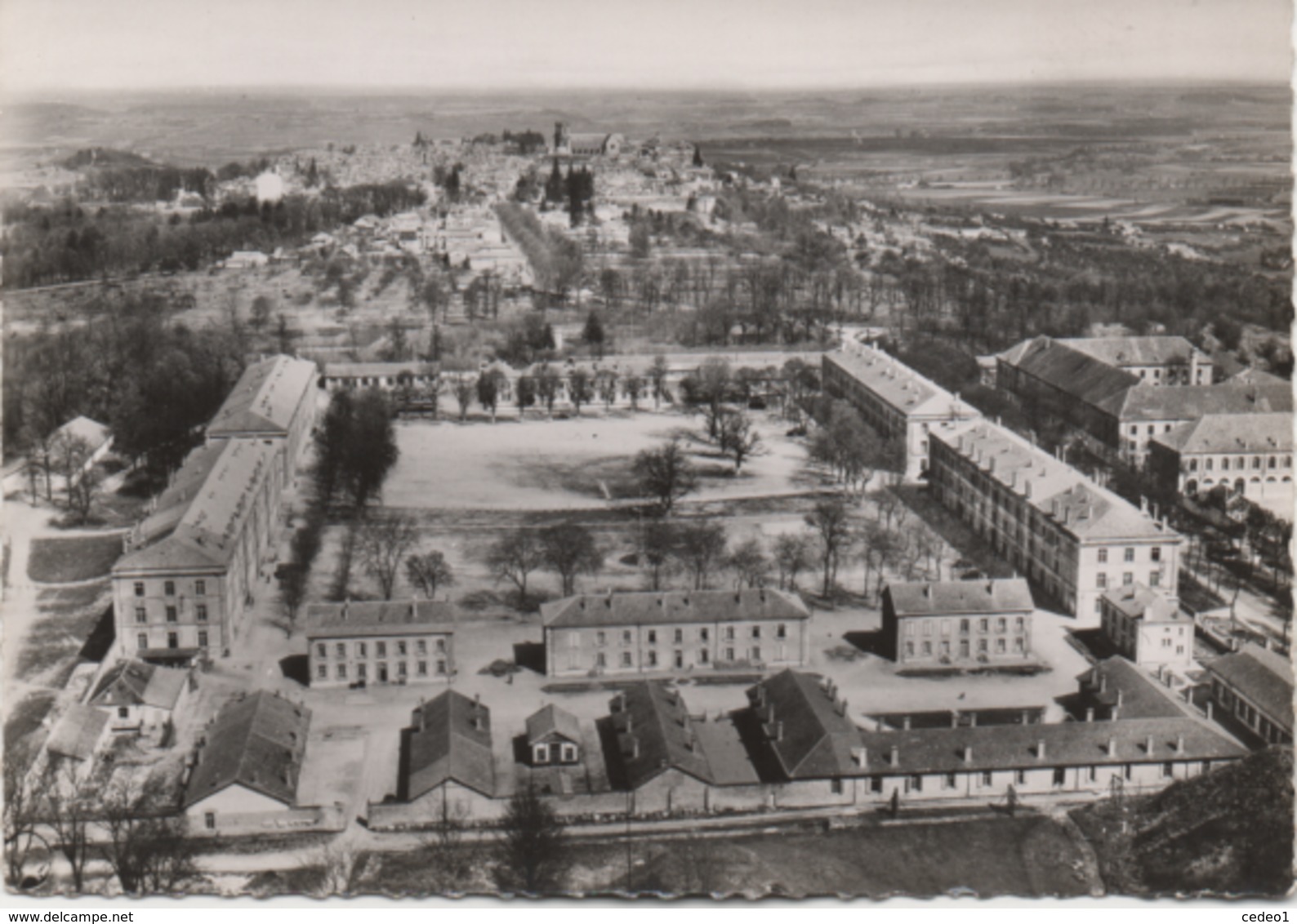 LANGRES  VUE AERIENNE  SORTIE SUD  ROUTE DE DIJON - Langres