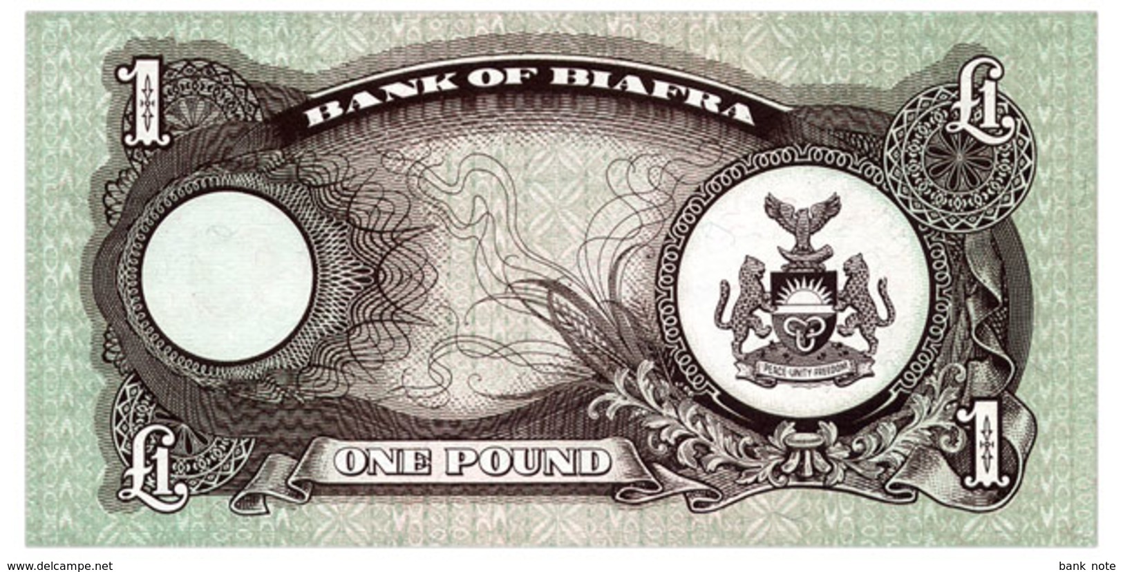 BIAFRA 1 POUND ND(1968) Pick 5a Unc - Other - Africa