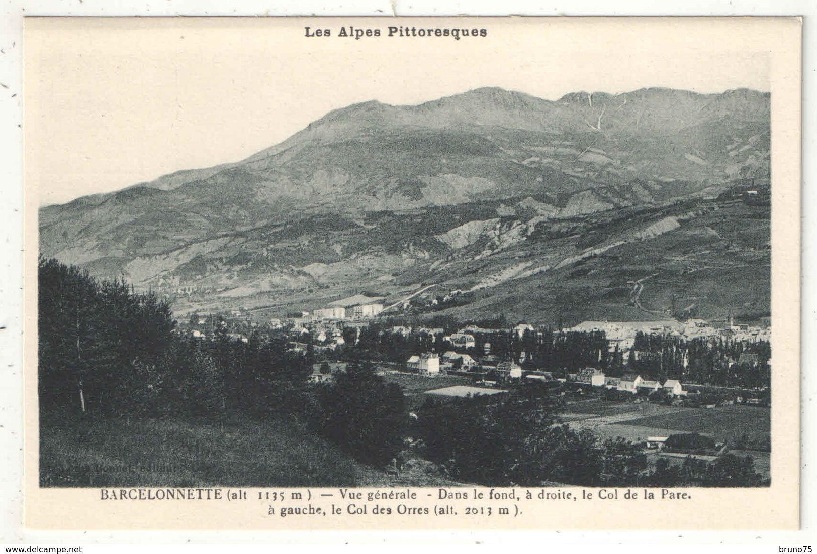 04 - BARCELONNETTE - Vue Générale - Barcelonnette