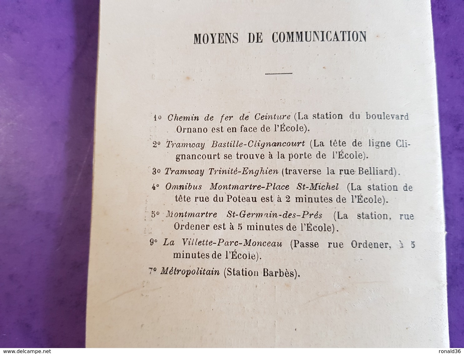 Livret 1907 ECOLE ELECTRICITE AUTOMOBILE PARIS 18è 53 Rue Belliard Visite Usine MOULINEAUX EDISON ST DENIS CLICHY ISSY - Autres & Non Classés