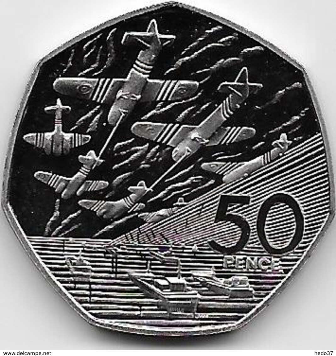 Grande Bretagne - 50 Pence - 1994 - Belle épreuve - 50 Pence