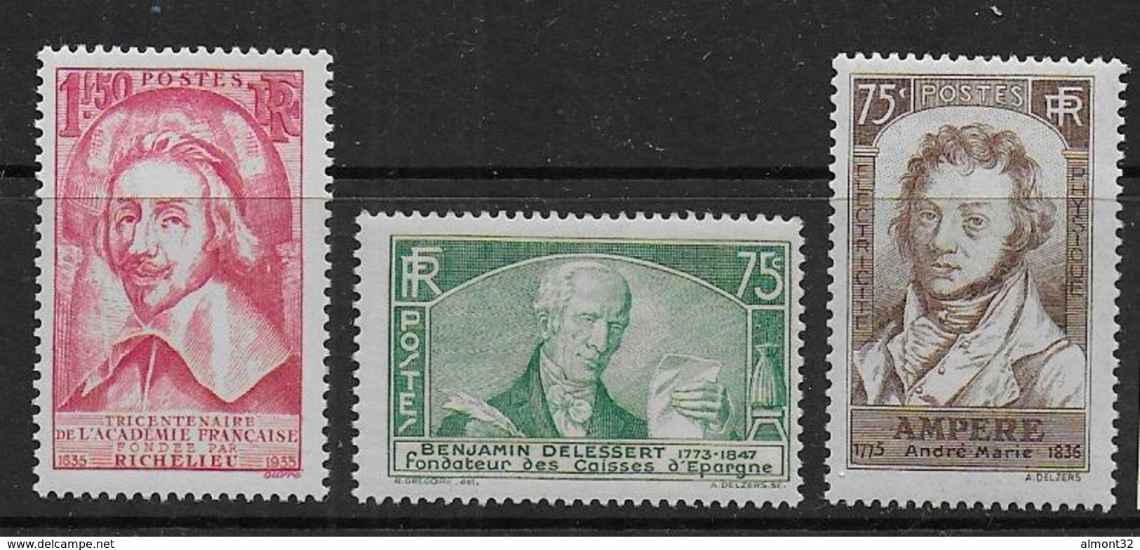 France  N° 305 - 303 - 310   * -   Cote : 66 € - Nuevos