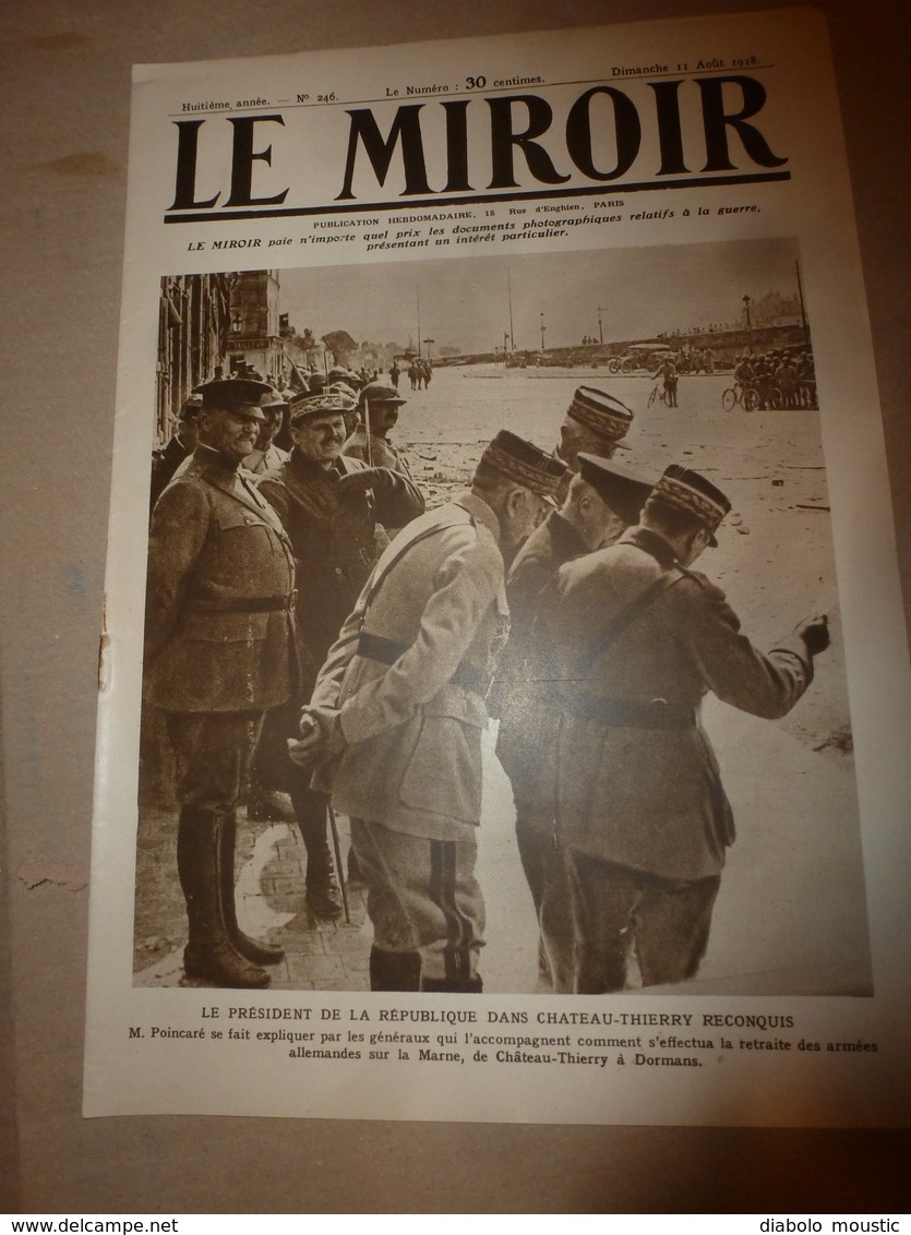 1918 LE MIROIR:Soldats Hindous Et Sénégalais; Scots Soldiers (écossais);Les Chasseurs Alpins; Etc - Französisch