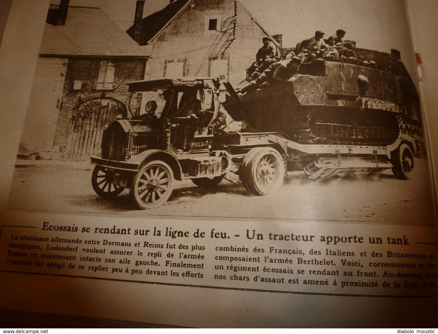 1918 LE MIROIR:Soldats Hindous Et Sénégalais; Scots Soldiers (écossais);Les Chasseurs Alpins; Etc - Francese