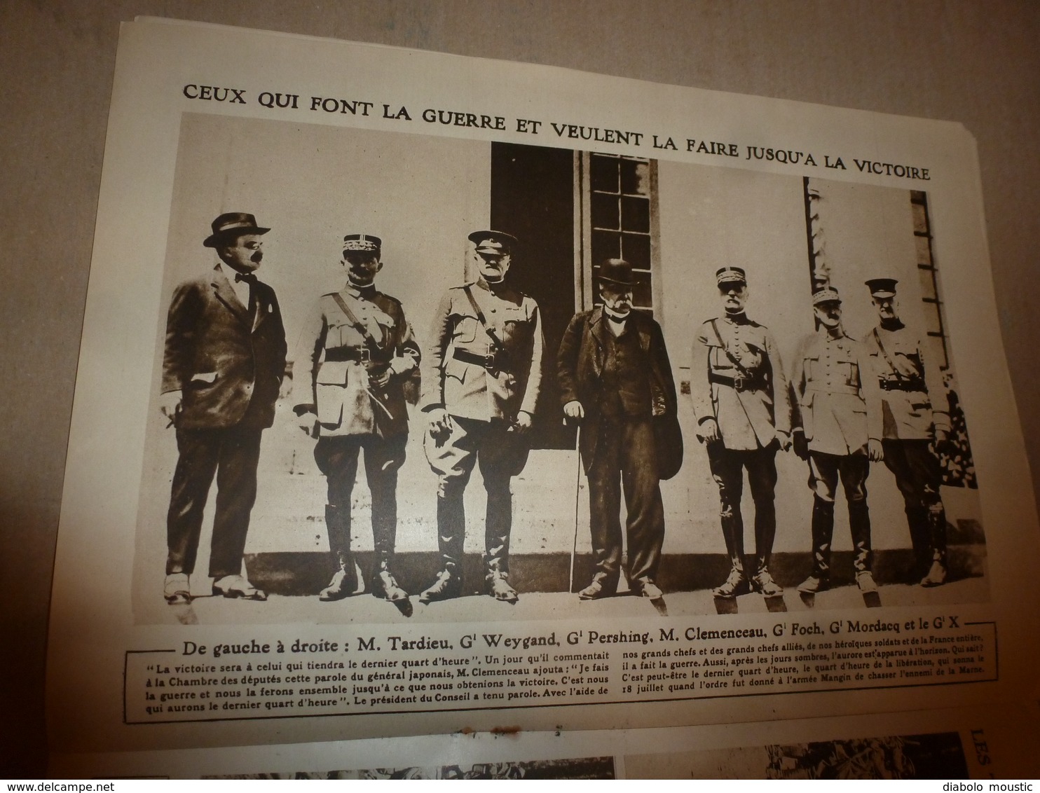 1918 LE MIROIR:Soldats hindous et sénégalais; Scots soldiers (écossais);Les Chasseurs Alpins; etc