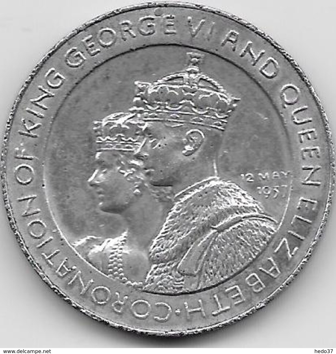 Grande Bretagne - Crowned In Westminster Abbey - May 12 Th 1937 - Aluminium - Royaux/De Noblesse