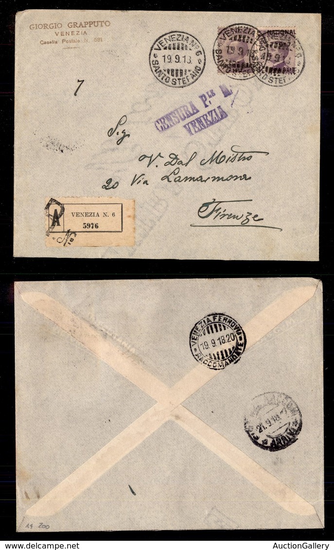 REGNO D'ITALIA - REGNO - Prestito Nazionale 1917 - 50 Cent (2) + 50 Cent (1) Con Soprastampa A Cavallo - Raccomandata Da - Autres & Non Classés