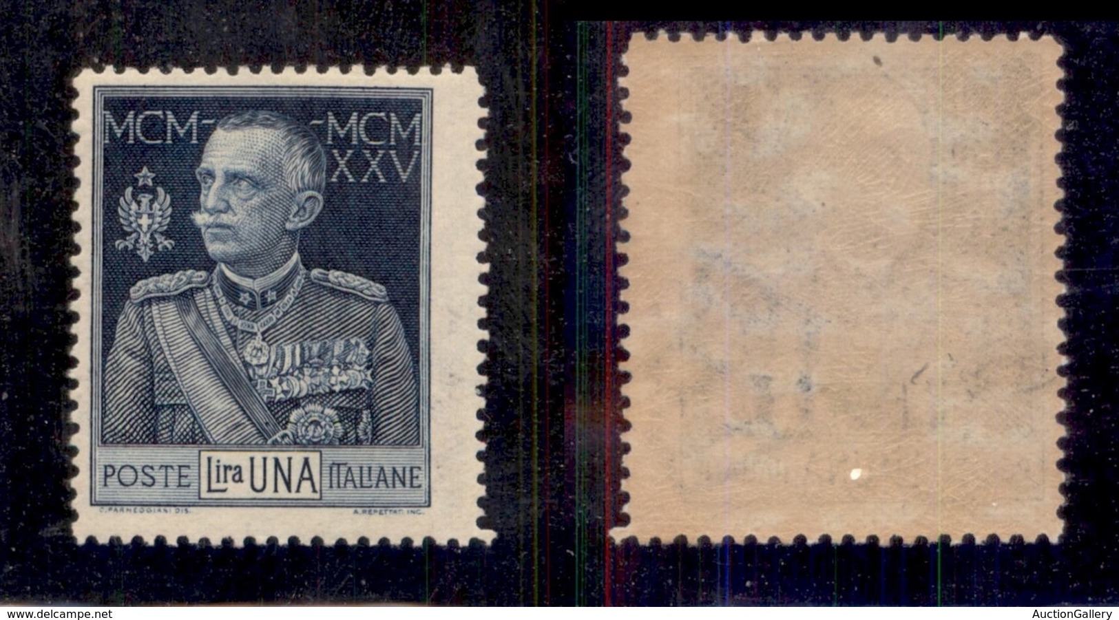 REGNO D'ITALIA - REGNO - 1925 - 1 Lira Giubileo (187d) Con Filigrana Corona 10/10 - Gomma Integra - Autres & Non Classés