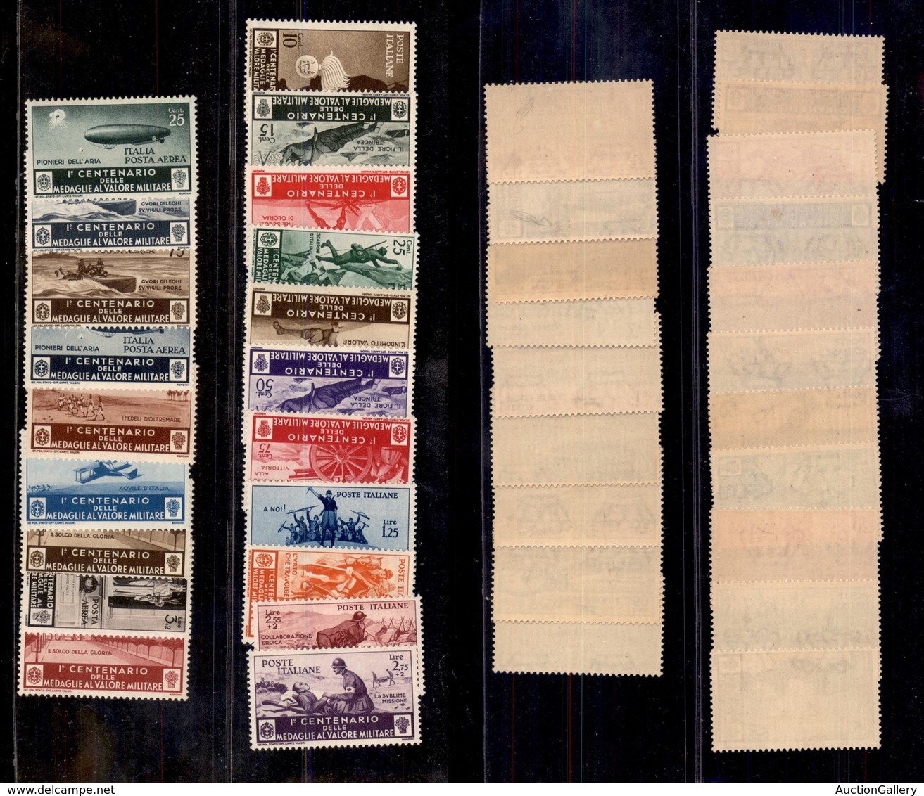 REGNO D'ITALIA - REGNO - 1934 - Medaglie Al Valore (366/376+Aerea 74/82) - Emissione Completa - Gomma Integra (700) - Other & Unclassified