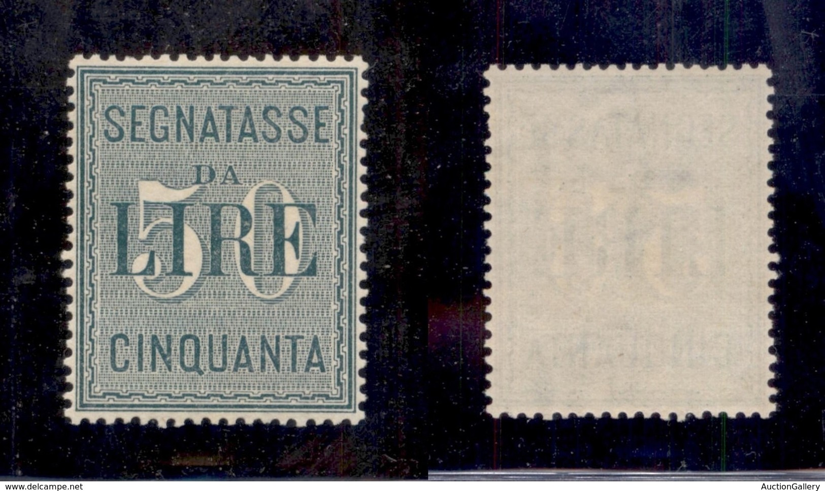 REGNO D'ITALIA - REGNO - 1884 - Segnatasse - 50 Lire (15) - Gomma Integra - Ottima Centratura (900) - Autres & Non Classés