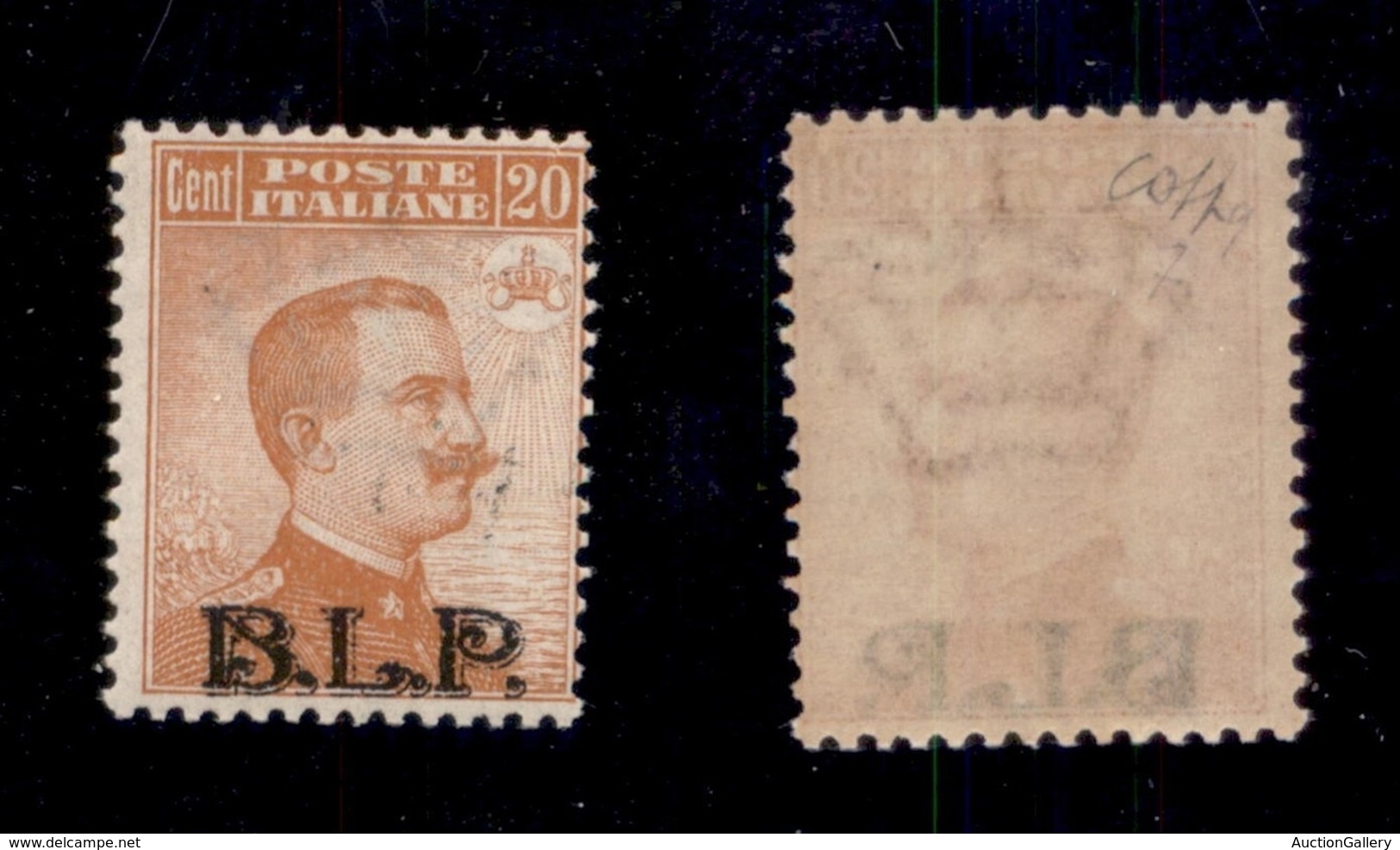 REGNO D'ITALIA - REGNO - 1922 - BLP - 20 Cent (7) - Gomma Integra - Colla (2.200) - Sonstige & Ohne Zuordnung