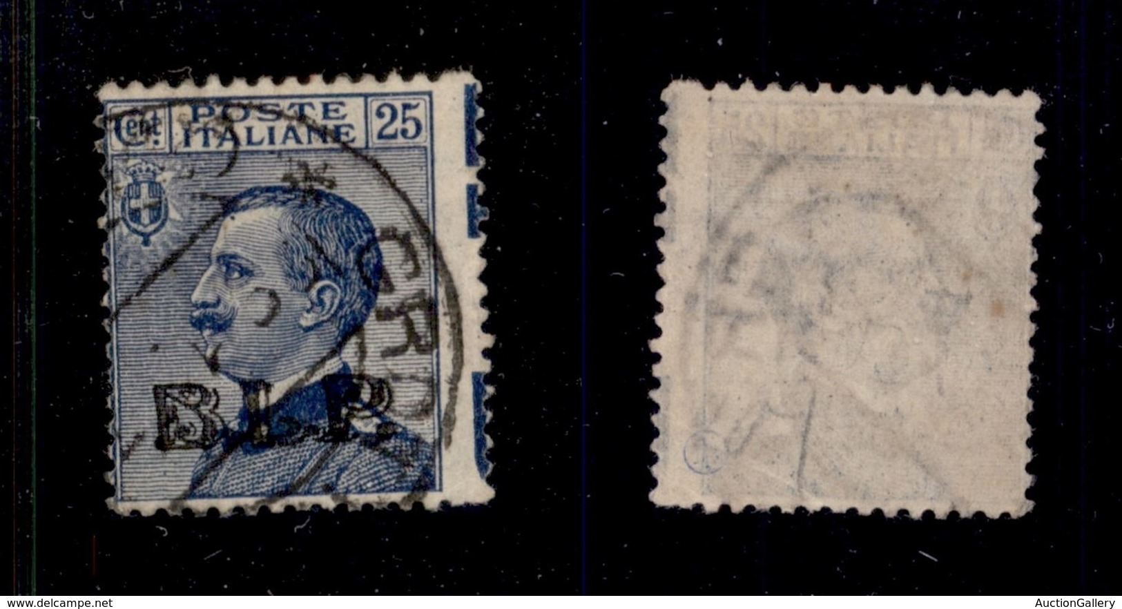 REGNO D'ITALIA - REGNO - 1922 - BLP - 25 Cent (8) Usato - Salto Di Dentellatura (varietà P) - Non Catalogato - Autres & Non Classés