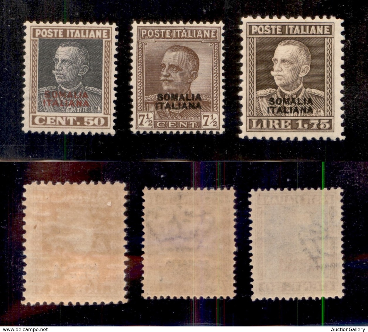 COLONIE - SOMALIA - 1928 - Soprastampati (116/118) - Serie Completa - Gomma Integra (700) - Other & Unclassified