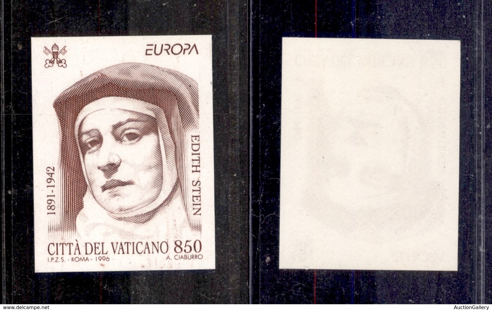 VATICANO - VATICANO - 1996 - Prova Di Stampa - 850 Lire Europa (1043) - Sempre Senza Gomma - Cert. AG (500) - Autres & Non Classés