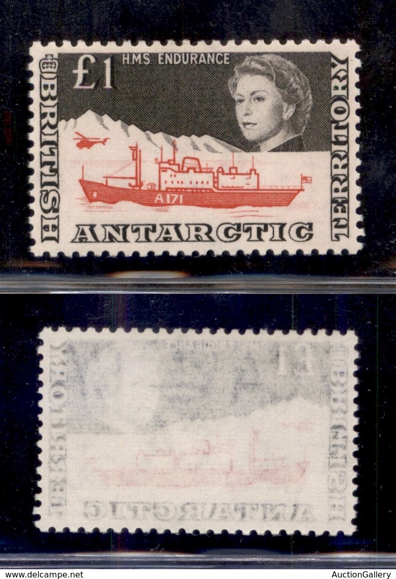 ESTERO - BRITISH ANTARTIC TERRITORY - 1969 - 1 Pound Ricerche In Antartide (24) - Gomma Integra (250) - Autres & Non Classés