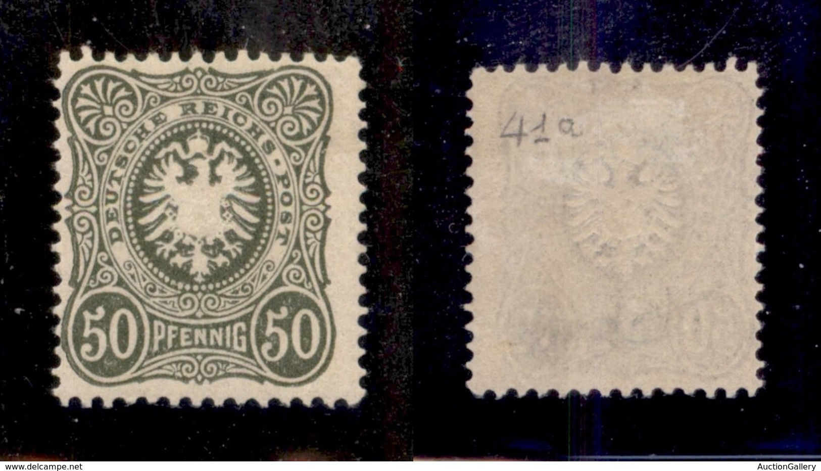 ESTERO - GERMANIA - 1880 - 50 Pfenning (44) - Gomma Originale - Other & Unclassified