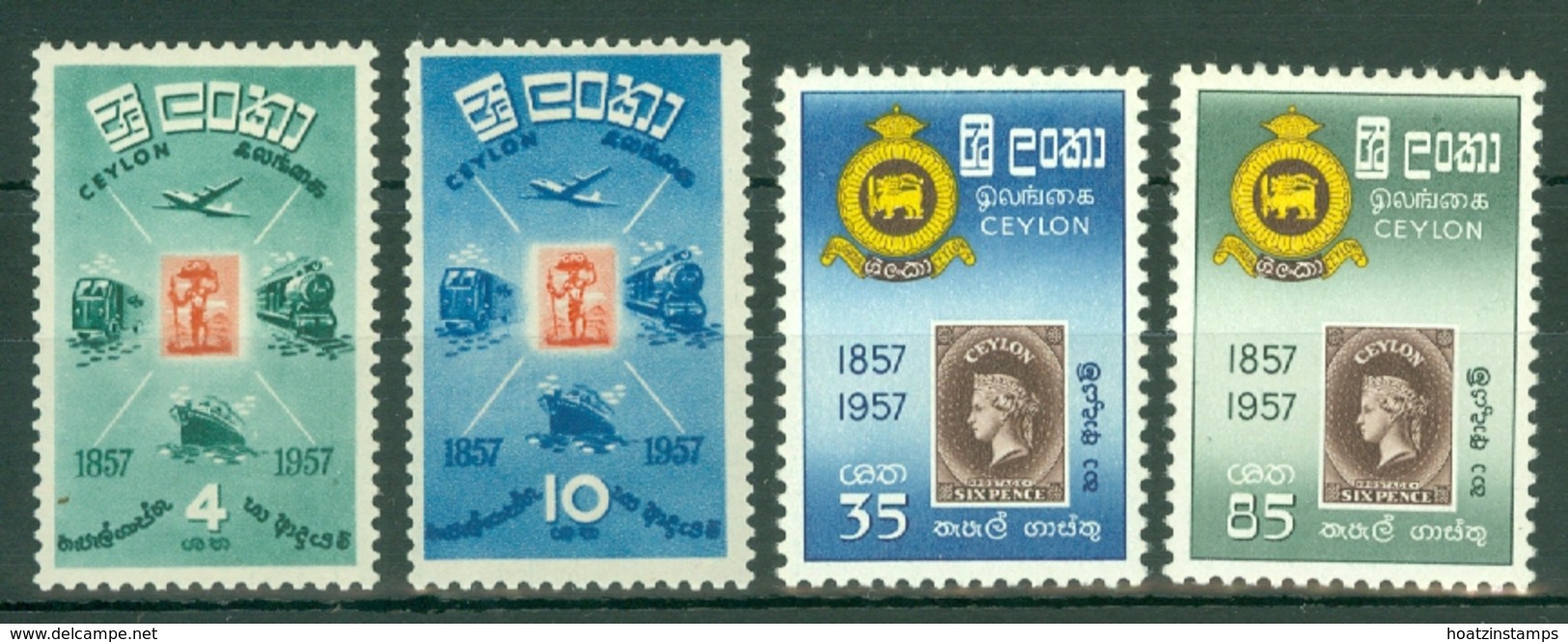 Ceylon: 1957   First Ceylon Postage Stamp Centenary   MH - Sri Lanka (Ceylon) (1948-...)