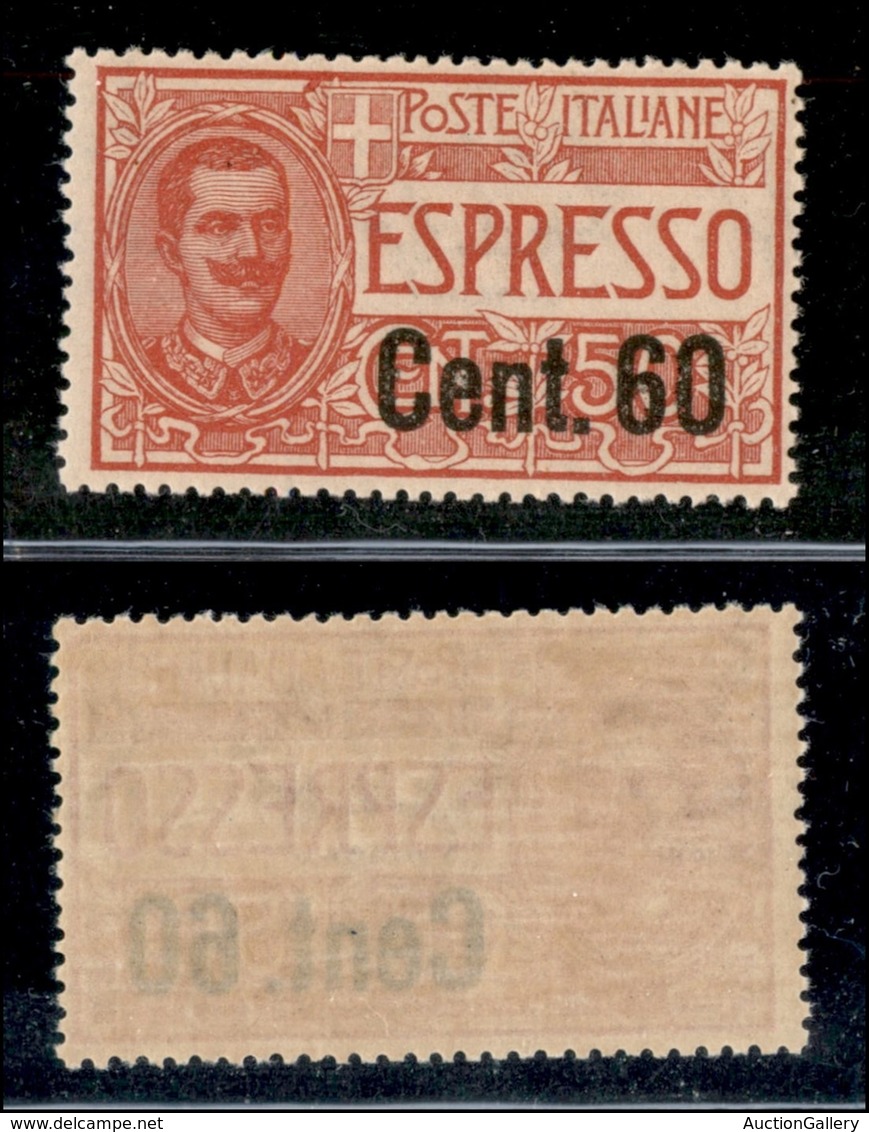 REGNO D'ITALIA - ESPRESSI - 1922 - 60 Cent Su 50 Espresso (6) - Gomma Integra (175) - Other & Unclassified