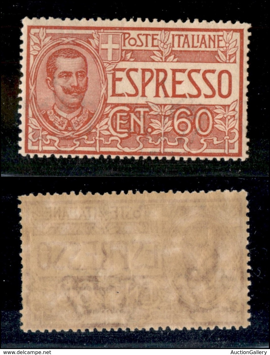 REGNO D'ITALIA - ESPRESSI - 1922 - 60 Cent Espresso (7) - Gomma Integra - Ben Centrato - Other & Unclassified