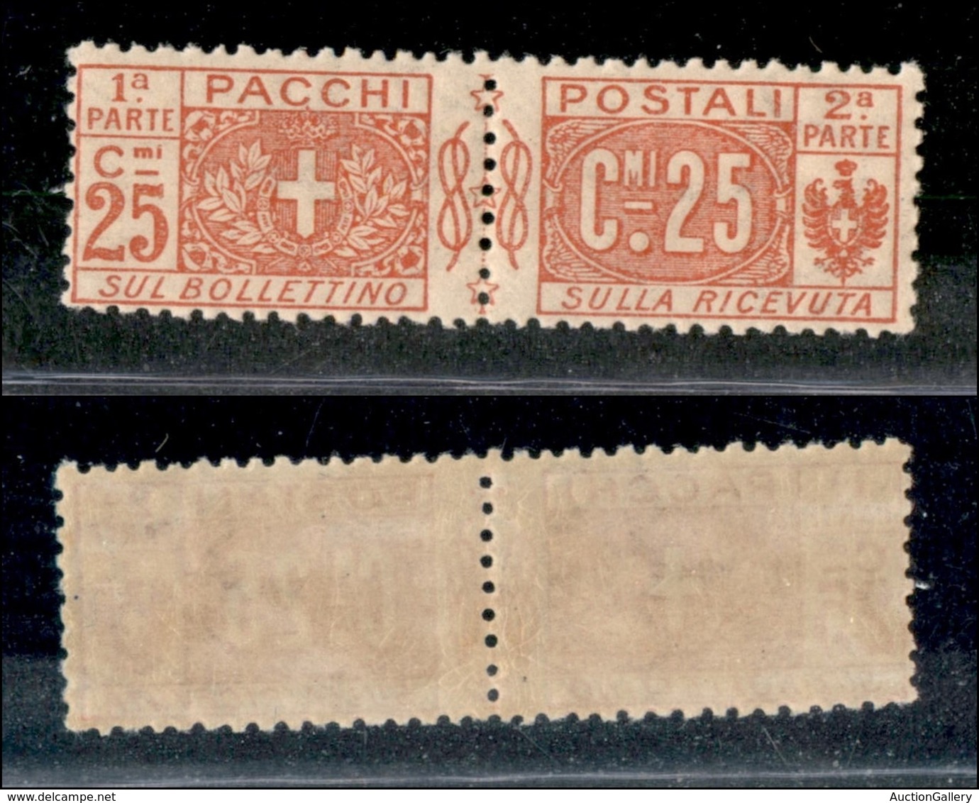 REGNO D'ITALIA - PACCHI POSTALI - 1914 - 25 Cent Pacchi Postali (10) - Gomma Integra (75) - Other & Unclassified