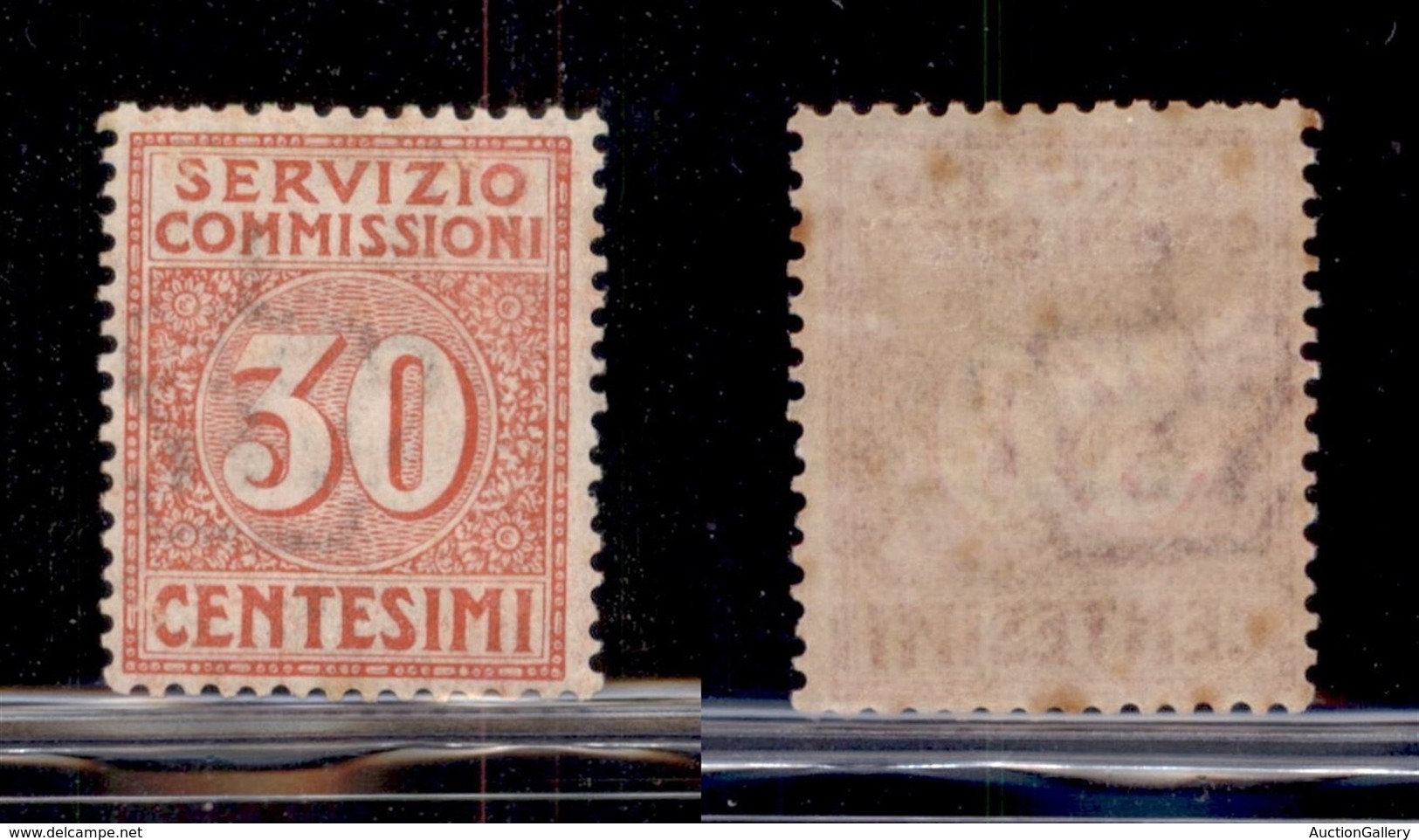 REGNO D'ITALIA - SERVIZIO COMMISSIONI - 1913 - 30 Cent Servizio Commissioni (1) - Gomma Originale (30) - Other & Unclassified