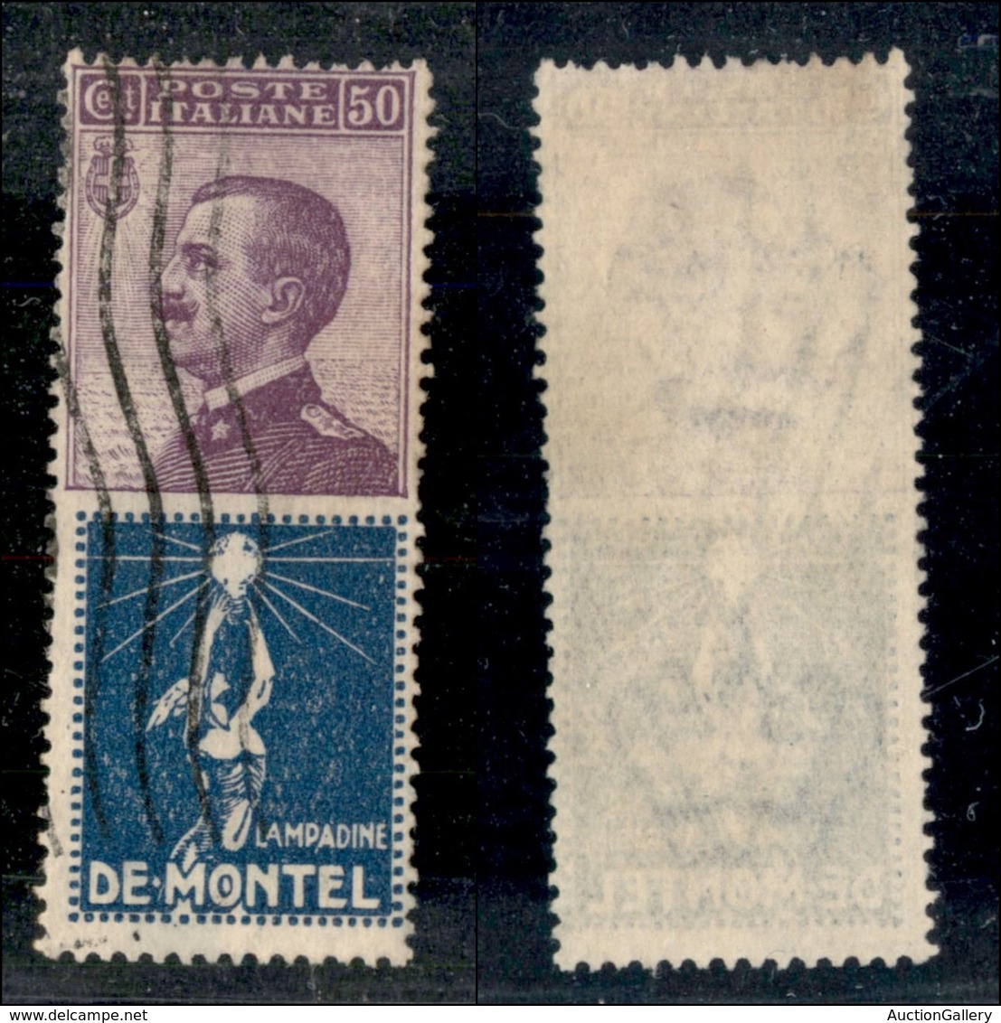 REGNO D'ITALIA - PUBBLICITARI - 1924 - 50 Cent De Montel (12) - Usato (25) - Other & Unclassified