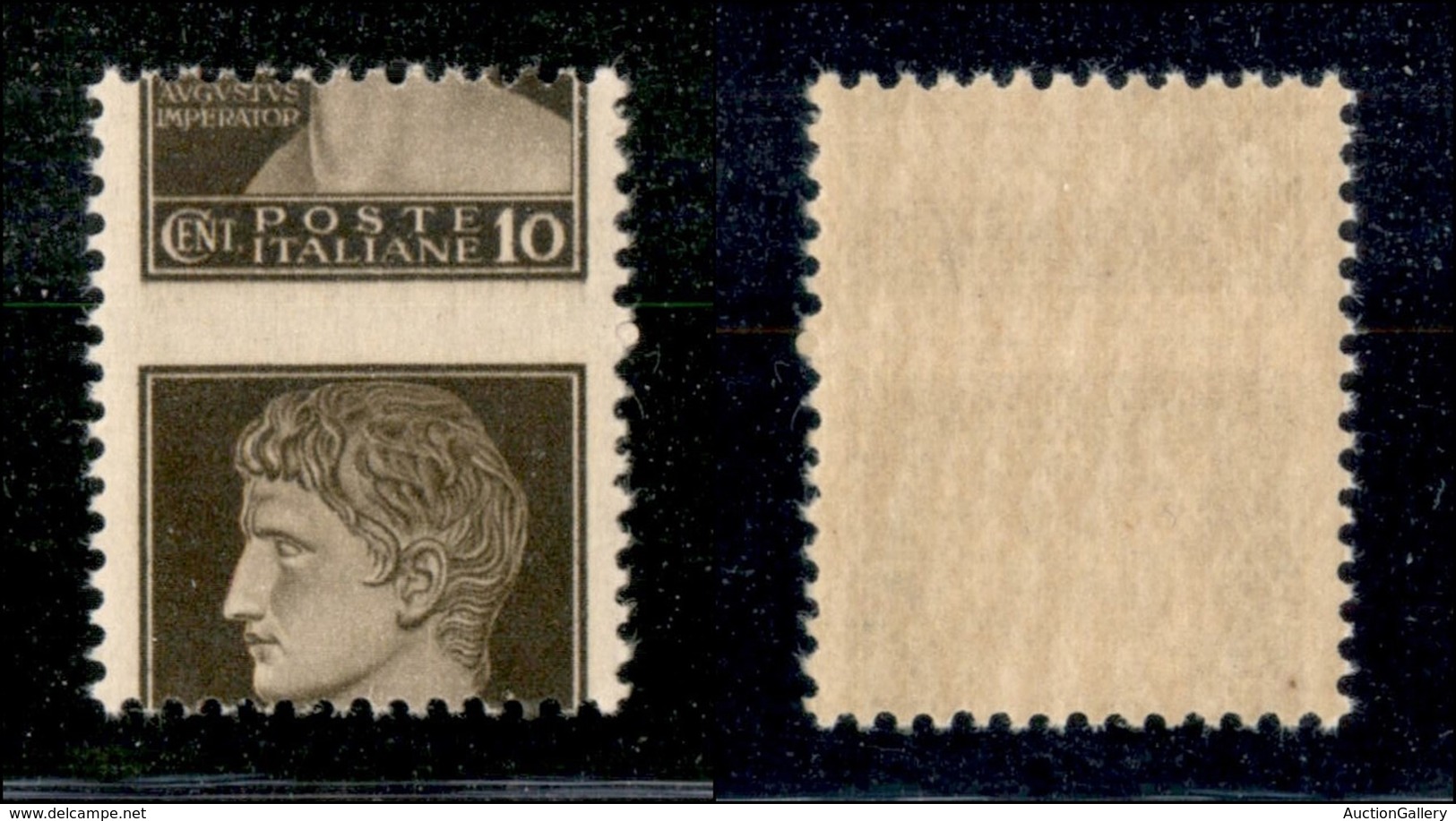 REGNO D'ITALIA - LUOGOTENENZA - 1945 - 10 Cent Imperiale (536c) - Dentellatura Orizzontale Spostata In Alto - Gomma Inte - Other & Unclassified