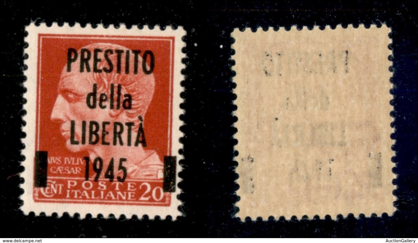 REGNO D'ITALIA - LUOGOTENENZA - Lucca - 1945 - Prestito Della Libertà - 20 Cent Imperiale (Unificato 1) - Gomma Integra - Other & Unclassified