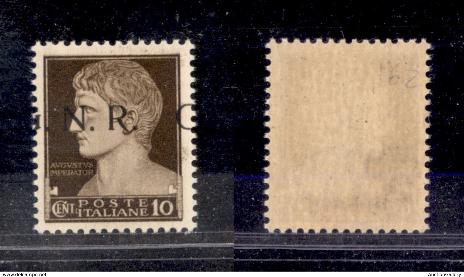 REPUBBLICA SOCIALE  - GNR BRESCIA - 1943 - 10 Cent (471/I Fc) - G A Cavallo - Gomma Integra (120) - Other & Unclassified