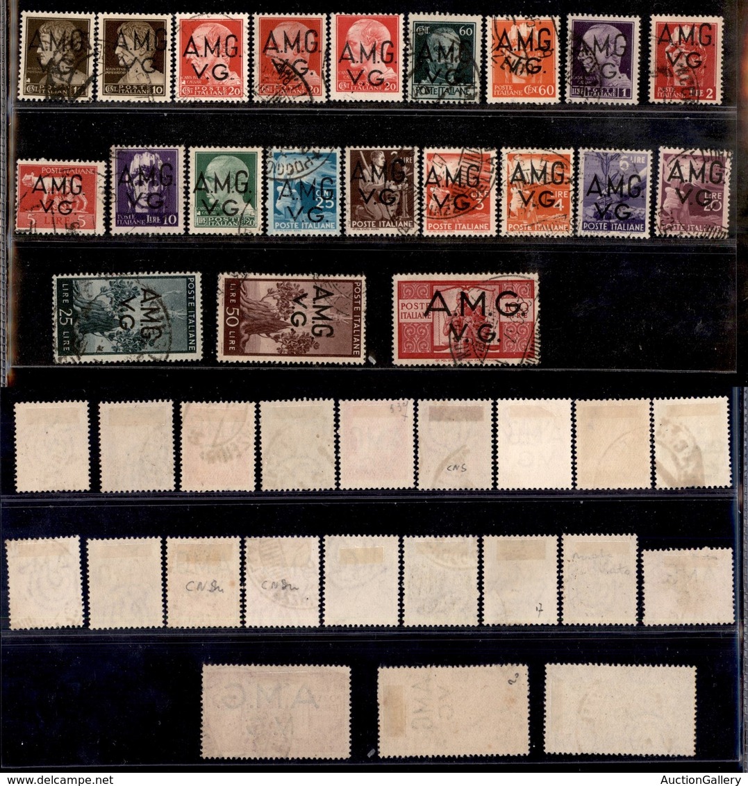 TRIESTE - AMG-VG - 1945/1947 - Soprastampati (1/21) - Serie Completa - Usati (280) - Other & Unclassified