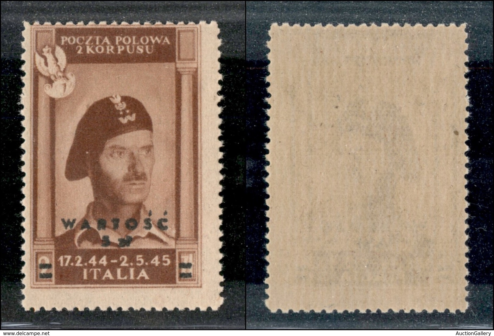 CORPO POLACCO - POSTA AEREA - 1946 - 5 Zloty Su 2 Aerea (1) - Gomma Integra (187) - Autres & Non Classés