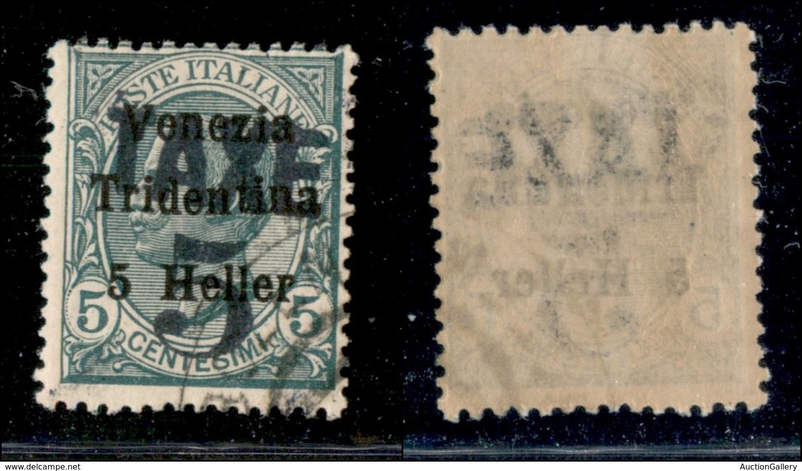 OCCUPAZIONI - TRENTINO ALTO ADIGE - Bolzano 3 - 1918/1919 - Taxe 5 Su 5 Heller (77) - Usato (120) - Sonstige & Ohne Zuordnung