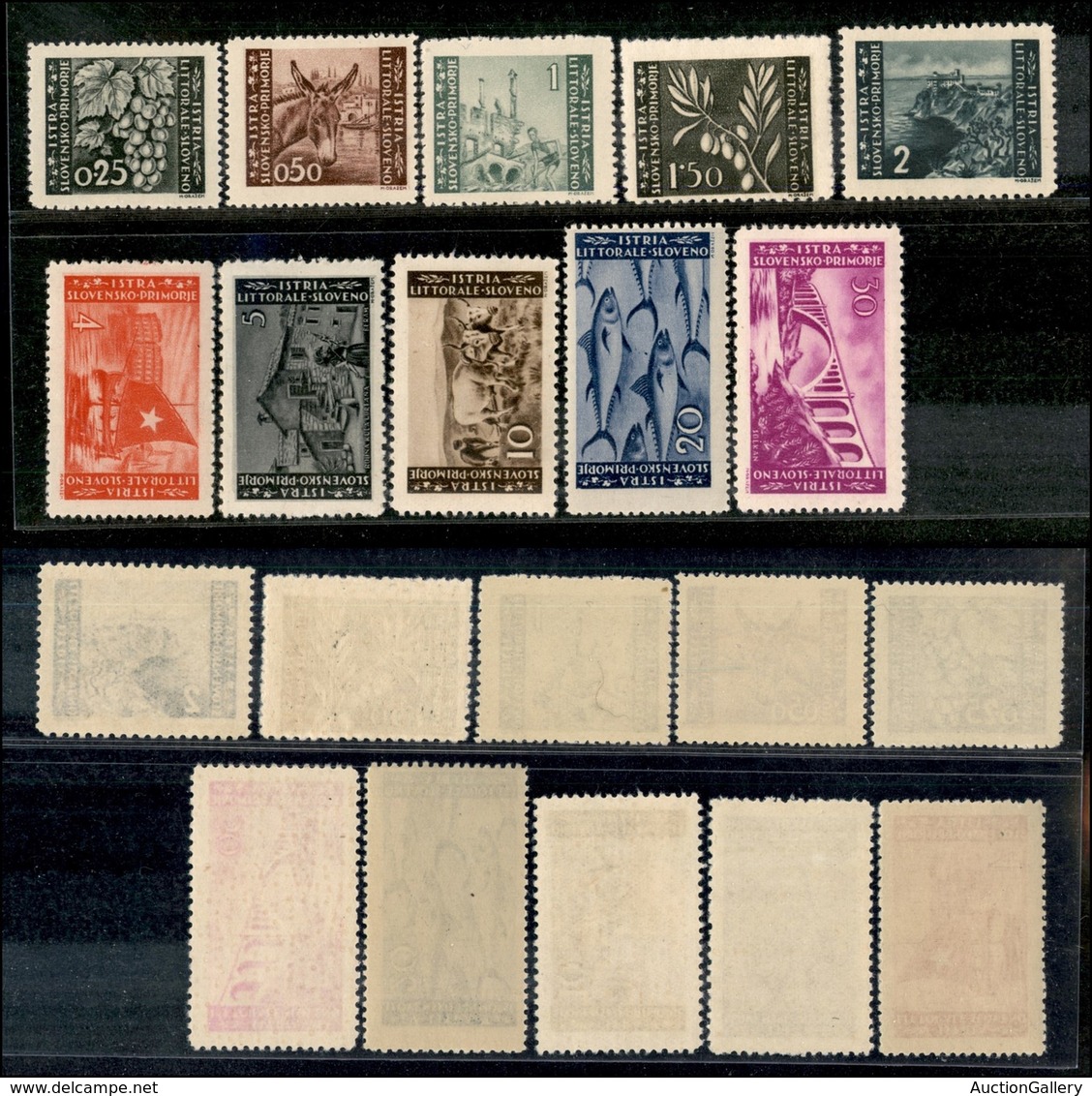 OCCUPAZIONE JUGOSLAVA - ISTRIA E LITORALE SLOVENO - 1945 - Lubiana (41/50) - Serie Completa - Gomma Integra (90) - Other & Unclassified