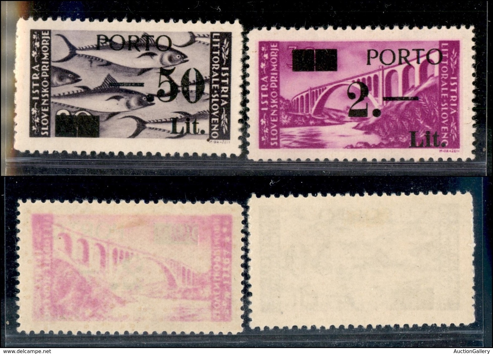 OCCUPAZIONE JUGOSLAVA - ISTRIA E LITORALE SLOVENO - 1946 - Segnatasse (6/II + 7/II) - Serie Completa - Gomma Originale ( - Sonstige & Ohne Zuordnung