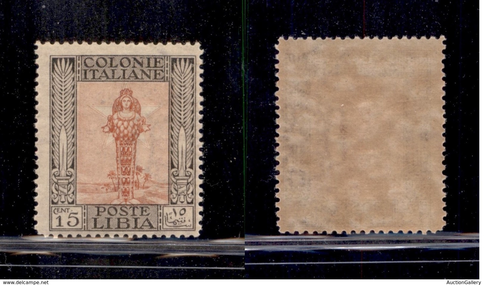 COLONIE - LIBIA - 1921 - 15 Cent Pittorica (25) - Gomma Integra (500) - Other & Unclassified