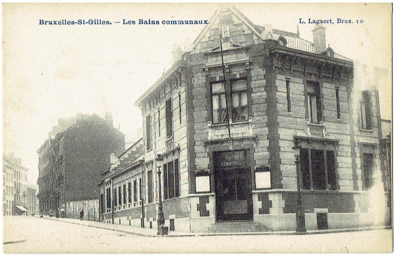 BRUXELLES - ST GILLES - Les Bains Communaux - L. Lagaert N° 10 - St-Gilles - St-Gillis