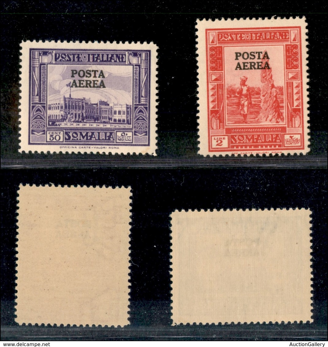 COLONIE - SOMALIA - 1936 - Posta Aerea (27/28) - Serie Completa - Gomma Integra (60) - Autres & Non Classés