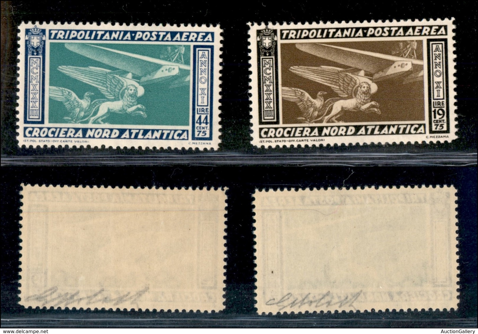 COLONIE - TRIPOLITANIA - 1933 - Balbo Posta Aerea (28/29) - Serie Completa - Gomma Integra (150) - Other & Unclassified