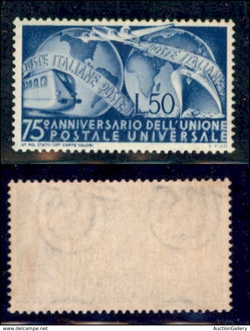 REPUBBLICA   - POSTA ORDINRIA - 1949 - 50 Lire UPU (599) - Gomma Integra (70) - Autres & Non Classés
