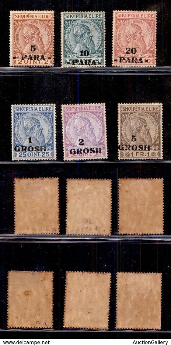 ESTERO - ALBANIA - 1914 - Soprastampati (41/46) - Serie Completa - Gomma Originale (40) - Other & Unclassified