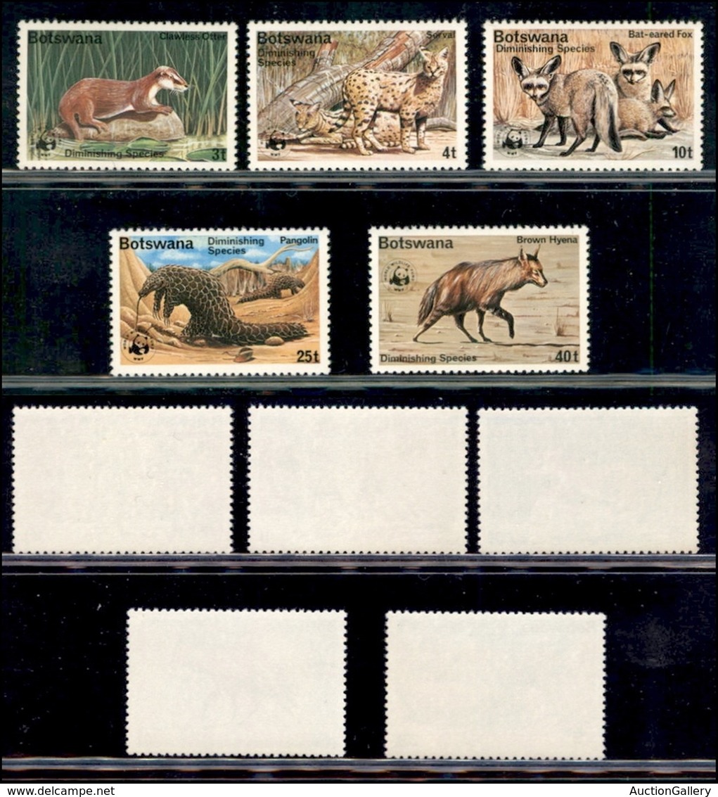 ESTERO - BOTSWANA - 1977 - Fauna (182/186) - Serie Completa - Gomma Integra (75) - Other & Unclassified
