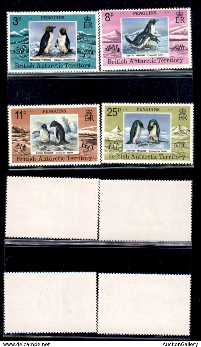 ESTERO - BRITISH ANTARTIC TERRITORY - 1979 - Pinguini (74/77) - Serie Completa - Gomma Integra (30) - Sonstige & Ohne Zuordnung