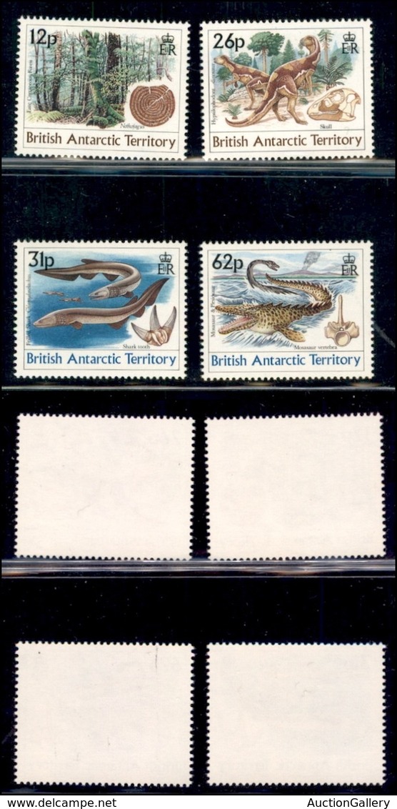 ESTERO - BRITISH ANTARTIC TERRITORY - 1991 - Mesozoico (173/176) - Serie Completa - Gomma Integra - Autres & Non Classés
