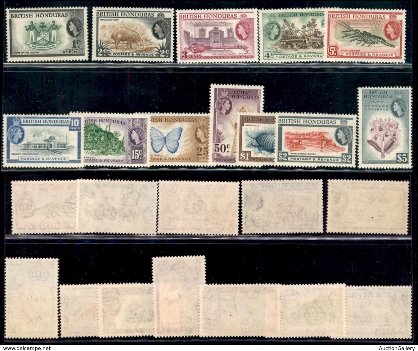 ESTERO - BRITISH HONDURAS - 1953 - Vedute (141/152) - Serie Completa - Gomma Integra (135) - Autres & Non Classés