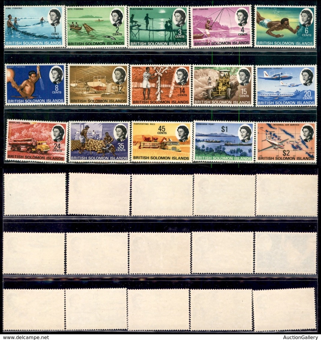 ESTERO - BRITISH SOLOMON ISLANDS - 1968 - Vedute (167/181) - Serie Completa - Gomma Integra (30) - Autres & Non Classés