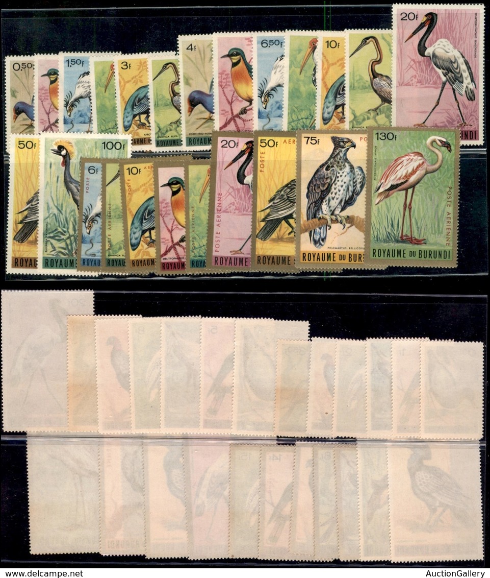 ESTERO - BURUNDI - 1965 - Uccelli (143/166) - Serie Completa - Gomma Integra (60) - Autres & Non Classés