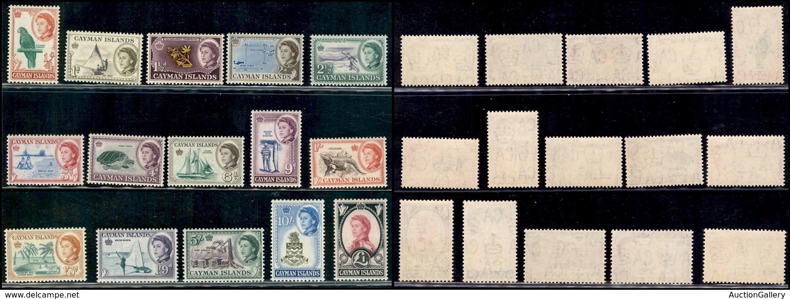 ESTERO - CAYMAN ISLANDS - 1962 - QE II E Vedute (154/168) - Serie Completa - Gomma Integra (70) - Other & Unclassified