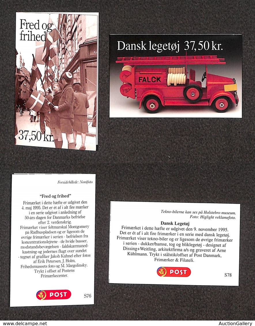 ESTERO - DANIMARCA - 1995 - Libretti (1100 + 1112) - 2 Libretti - Nuovi (27) - Autres & Non Classés